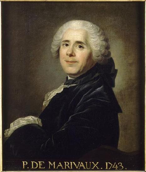 Jean Baptiste van Loo Portrait of Pierre Carlet de Chamblain de Marivaux oil painting image
